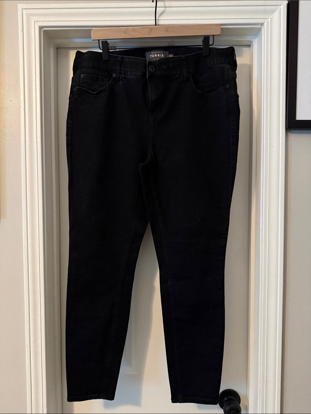 Torrid Black High-Rise Skinny Jeans